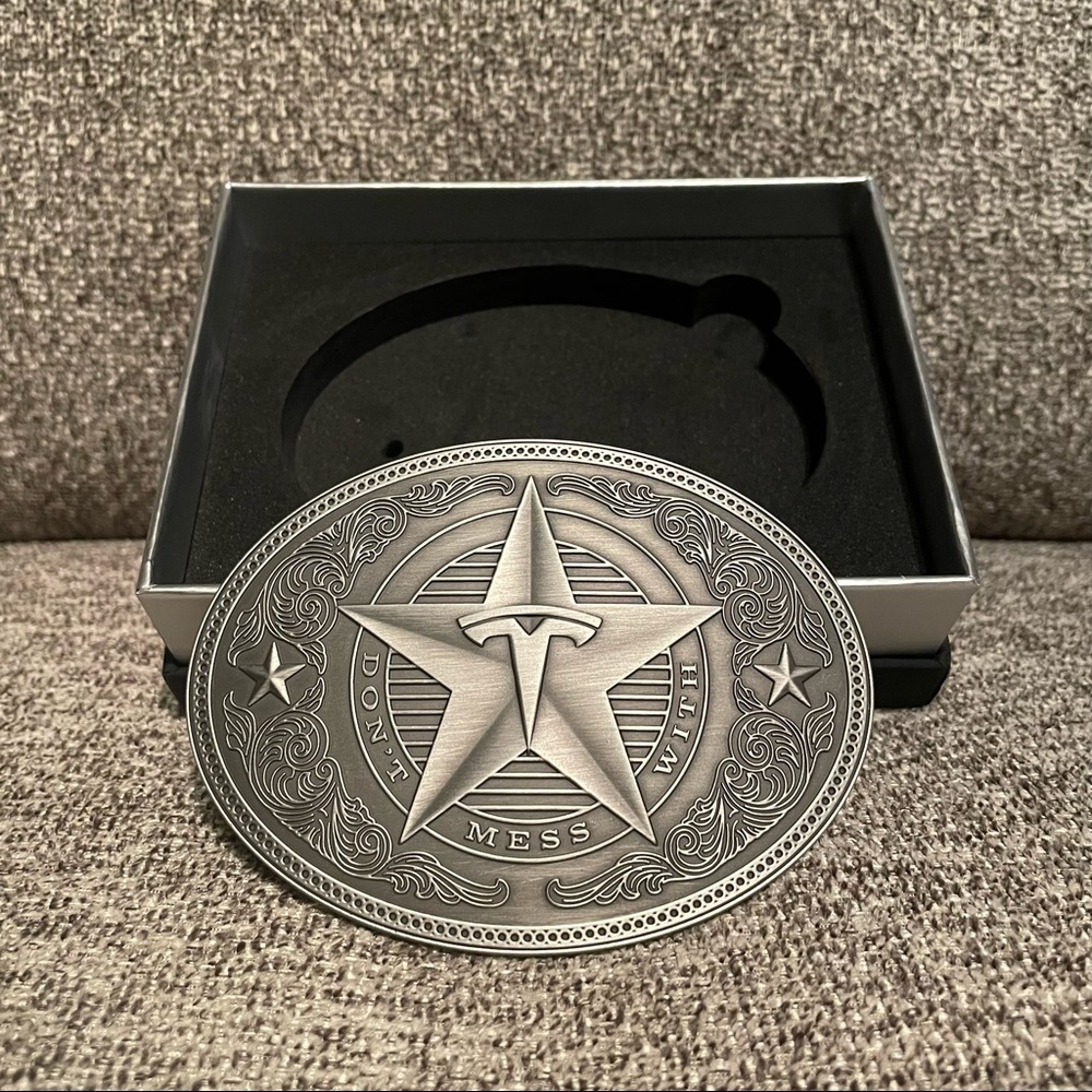 Tesla Belt Buckle